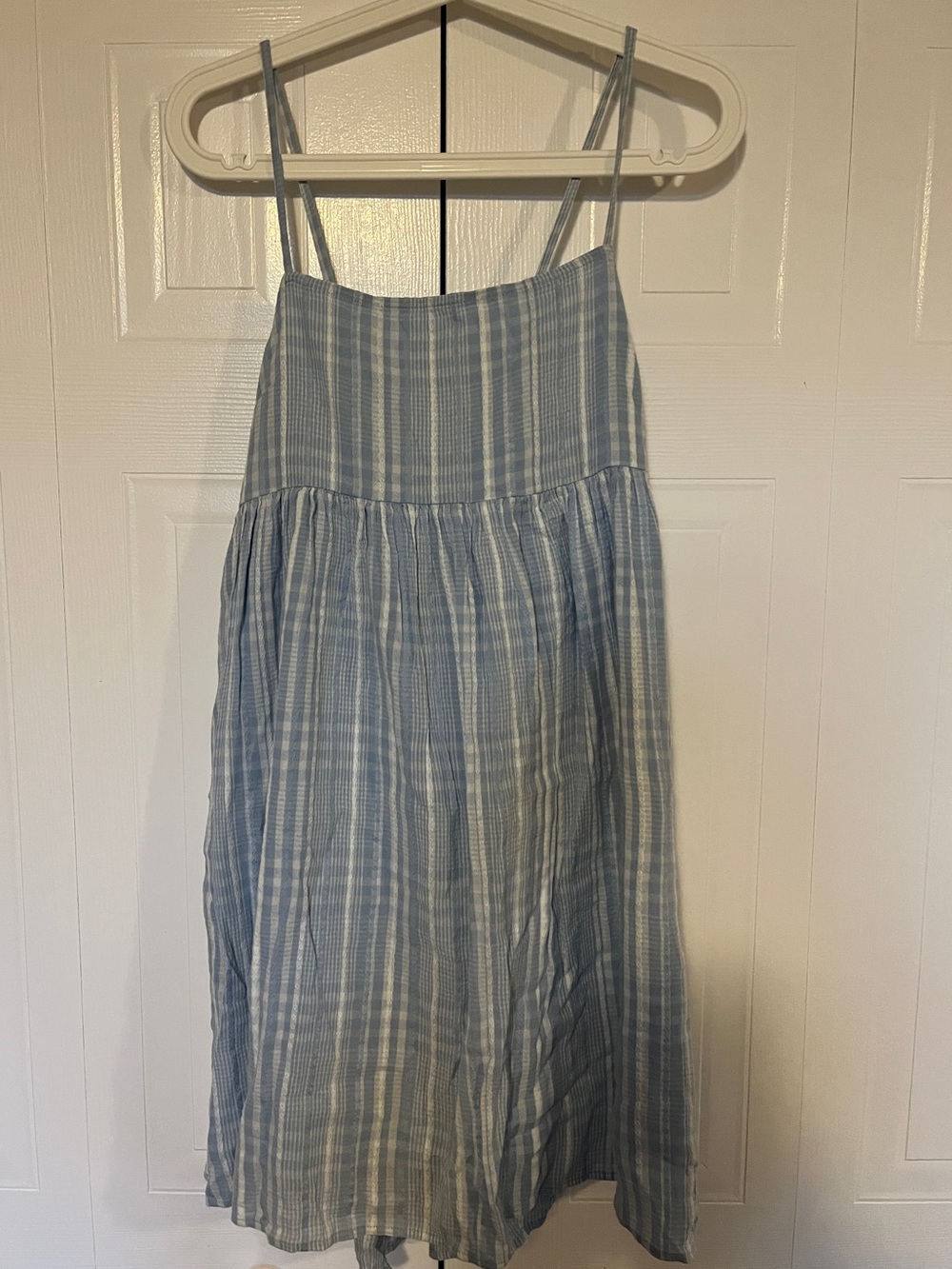 Light Blue Babydoll Mini Dress American Eagle
